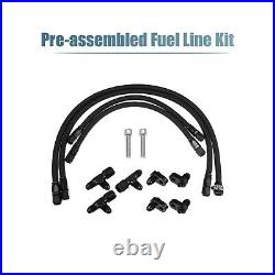 1 Set Engine Steam Vent Hoses AN4 Fuel Brake Line for LS LSX LS1 LS2 LS6 LM7 Bra