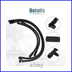 1 Set Engine Steam Vent Hoses AN4 Fuel Brake Line for LS LSX LS1 LS2 LS6 LM7 Bra