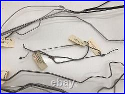 1970-1972 Malibu Lot of 7 Fuel & Brake Lines Power Disc Gas Return Coupe