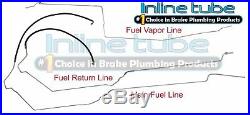 1996-99 Pontiac Bonneville Preformed Fuel Return Vapor Lines Kit Set Tubes SS