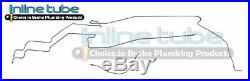 1998-02 Pontiac Firebird Trans Am Main Gas Fuel / Return Lines 4pc Kit Set OE