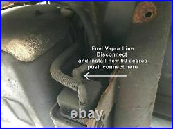 1999-2003 Chevrolet Silverado GMC Sierra V8 Only Nylon Fuel Line Replacement Kit