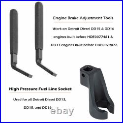 19MM Fuel Line Socket Engine Brake Adjustment Tool For Detroit Diesel DD15 USA