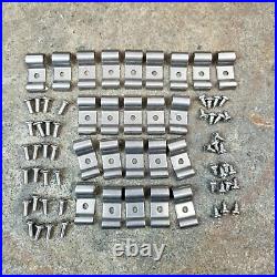 24PC 3/16-3/8 Dual Stainless Steel Line Clamp Clips Car Truck Socal Ford Chevy
