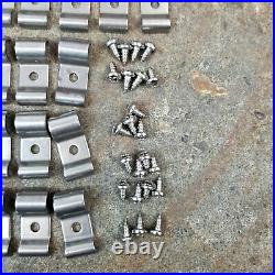 24PC 3/16-3/8 Dual Stainless Steel Line Clamp Clips Car Truck Socal Ford Chevy