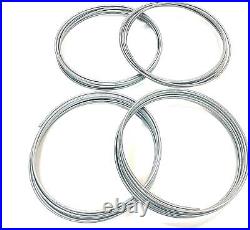 4-25 Foot Coils of Zinc Plated 1/4 Inch Brake or Fuel Line Tubing (100 ft total)
