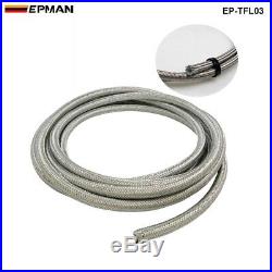50M Braided Stainless Steel 3AN AN3 AN-3 Brake Hose PTEF Hydraulic Fuel Line