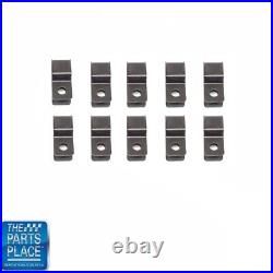 64-72 A F X Body 3/8 X 5/16 R Clip With Tab Black For Brake & Fuel Line Set 10