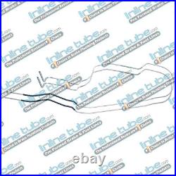 70 CHEVELLE CONVERTIBLE MAIN FUEL LINE and RETURN LINE 3/8-1/4 2 PC SET OEM