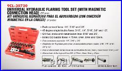 9CIRCLE 9CL-30720 Hydraulic Brake Line Fuel Tube Expander & Flaring Tool Set Kit