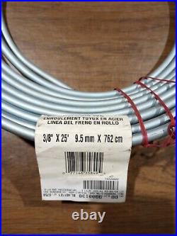 AGS BLC-625 Steel Brake/Fuel/Transmission Line Tubing Coil, 3/8 x 25