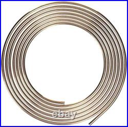 AGS CNC-625 Nickel/Copper Brake/Fuel/Transmission Line Tubing Coil, 3/8 x 25