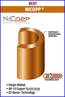 AGS Company CNC-625 Nickel/Copper Brake/Fuel/Transmission Line Coil, 3/8 x 25