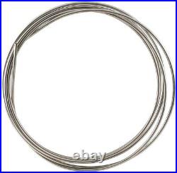 Allstar Performance ALL48322 Fuel Line 3/8 in 20 ft Stainless Natural