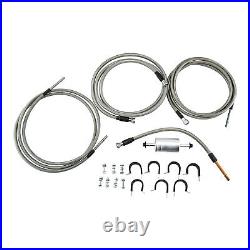 Braided Quick Fix Fuel Line Kit For 1999-03 Chevy Silverado/GMC Sierra 1500 V8