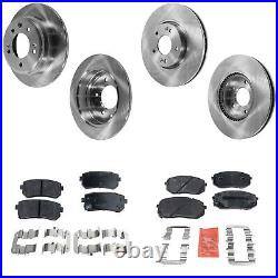 Brake Disc and Pad Kit For 12-2015 Hyundai Tucson 12-16 Kia Sportage Front Rear