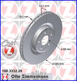 Bremsscheibe (2 Stück) COAT Z Zimmermann 100.3332.20