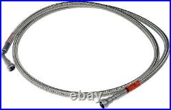 Dorman 819-002 Front Flexible Stainless Steel Braided Fuel Line Compatible with
