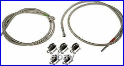 Dorman 819-821Front Flexible Stainless Steel Braided Fuel Line Fits Select
