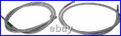 Dorman 819-821Front Flexible Stainless Steel Braided Fuel Line Fits Select