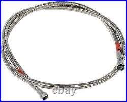 Dorman 819-839 Front Flexible Braided Stainless Steel Fuel Line Compatible with