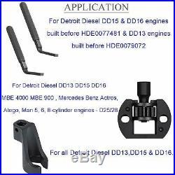 Engine Barring Brake Tools Fuel Line Socket For Detroit Diesel DD13 DD15 DD16