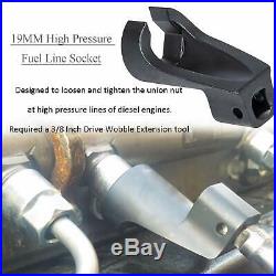 Engine Barring Brake Tools Fuel Line Socket For Detroit Diesel DD13 DD15 DD16