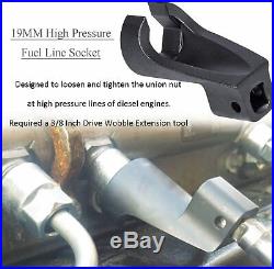 For Detroit Diesel DD15/16 Engine Brake Adjustment Barring Tool Fuel Line Socket