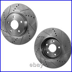 Front Brake Disc Rotors for Kia Forte Forte5 Hyundai Veloster Koup Optima Rondo