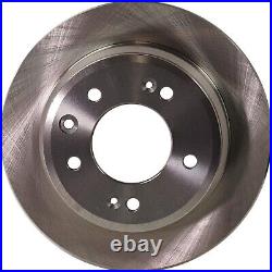 Front and Rear Disc Brake Rotors For 2012-2015 Hyundai Tucson Front Wheel Drive