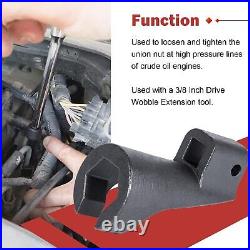Fuel Line Socket+Engine Brake Adjustment Tool+Engine Barring Tool For Detroit