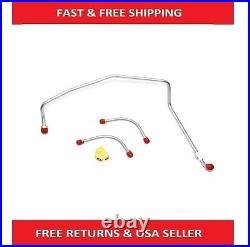 Fuel Pump To Carb Lines 396,375 Hp -Oem Material Fits 1969 Chevy Cars