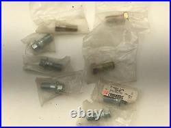 Lot of Parking Brake Guides Mopar Fuel Line Clips GM Seatbelt Bolts Brake Hose