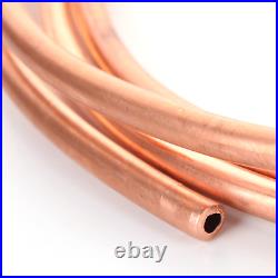 NEW SOFT COPPER TUBING Brake Pipe Line Coil Air Conditioning Pipe Tube ANY SIZE