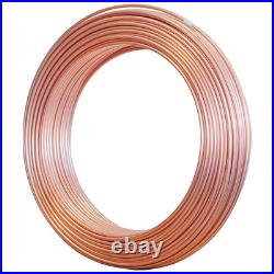 NEW SOFT COPPER TUBING Brake Pipe Line Coil Air Conditioning Pipe Tube ANY SIZE
