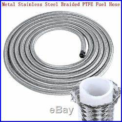 Nylon Stainless Steel Braided Brake Gas/Oil/Fuel Line Hose AN4/AN6/AN8/AN10/AN12