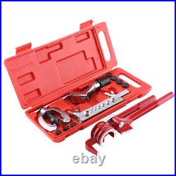 Pipe Flaring Kit Double Flaring Brake Line Tool Fuel Tube Repair Mini Cutter