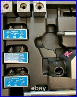 Professional Flaring Tool Brake Pipe Tube Flare Kit 3 Dies Fuel line 3/16 5/16