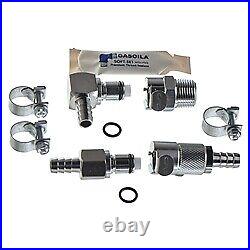 Quick Disconnect Fuel Hose Coupling Kit (4 Piece) for 5/16 hoses BMW HP2, R12