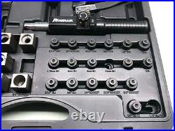 Robinair 18410 Hydraulic Flaring Tool Kit Brake Fuel Line Dies Double Tub Case