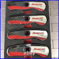 Snap-On RARE LW204 Brake Fuel Line Wrench Set. 4pc. 7/16, 1/2, 3/8, 9/16 READ