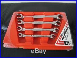 Snap On Tools flare Nut Brake Fuel Hydraulic Line Metric wrench set 4 Pieces