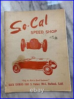 So Cal Speed Shop 1953 HOT ROD Catalog Ford flathead SCTA Dirt Track