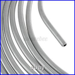 Universal 25Ft Steel Zinc Brake Fuel Line Hose Pipe Tubing 3/8 OD Coil Roll US